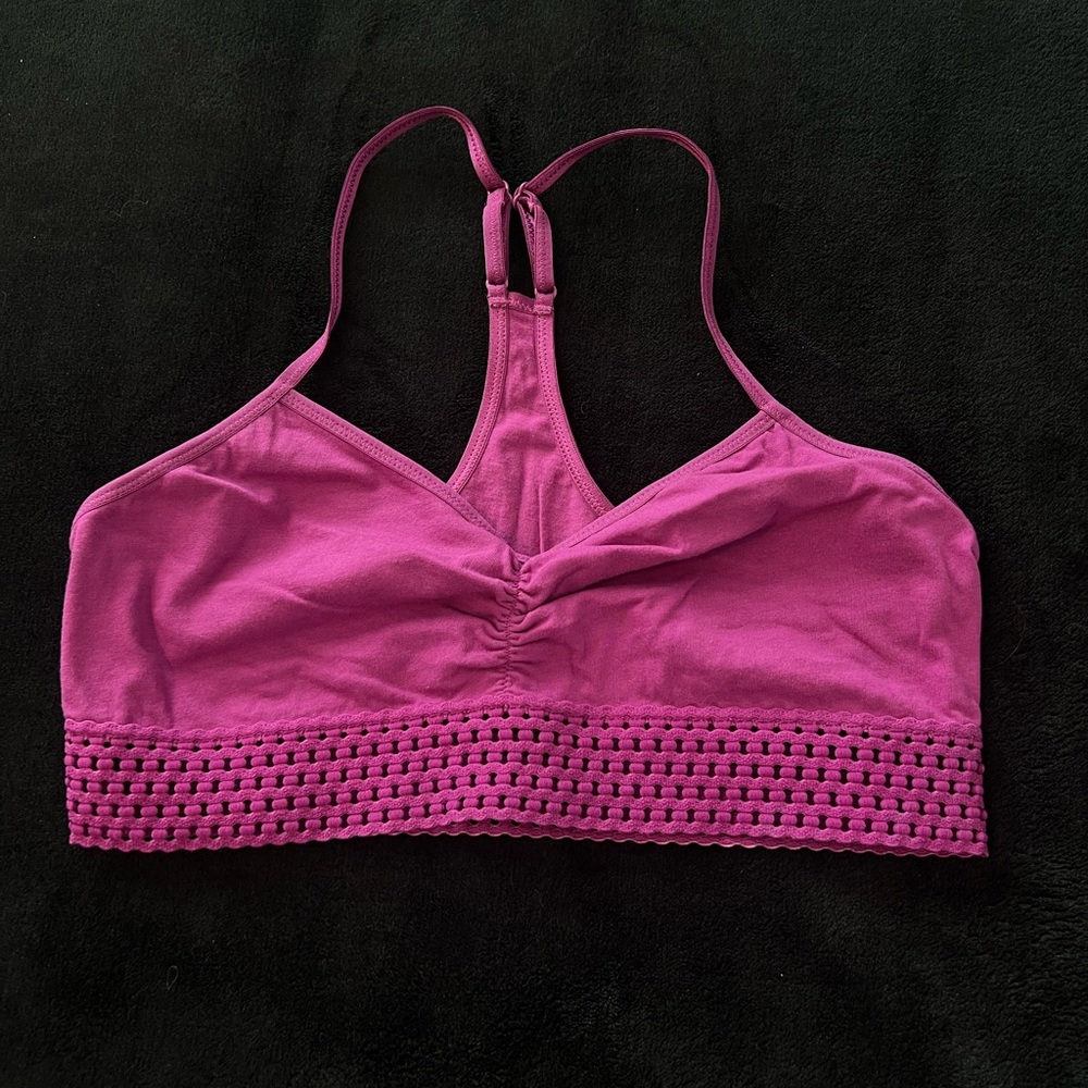 Free People Intimately Purple Racerback Bralette Size S
